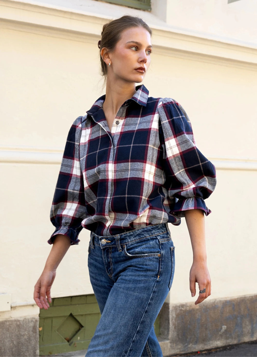 Amy Shirt Nordic Plaid | Skjorter og bluser | Smuk