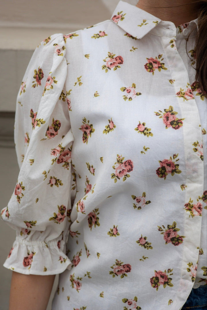 Amy Shirt Rose Linen | Skjorter og bluser | Smuk - Dameklær på nett