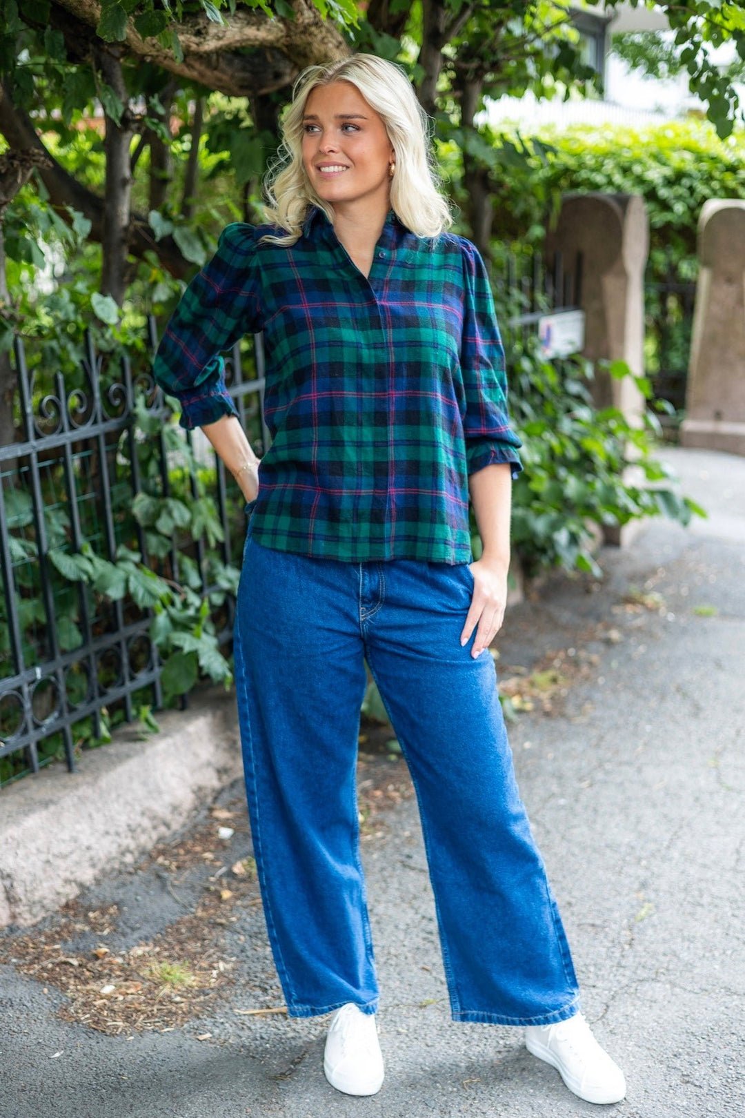 Amy Shirt Scottish Plaid | Skjorter og bluser | Smuk - Dameklær på nett