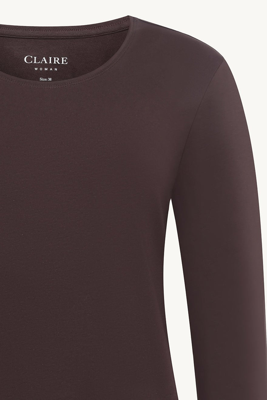 Amy T-Shirt Chocolate | Genser | Smuk