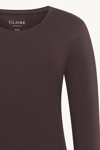Amy T-Shirt Chocolate