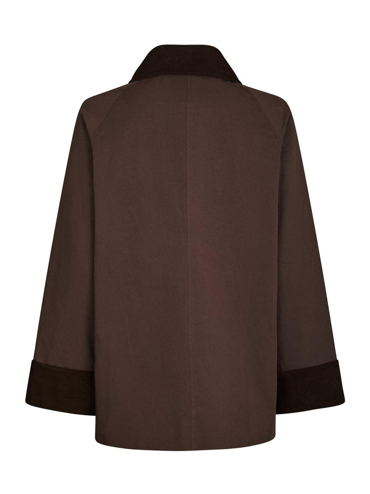 Anastacia Cord Jacket Brown | Yttertøy | Smuk - Dameklær på nett