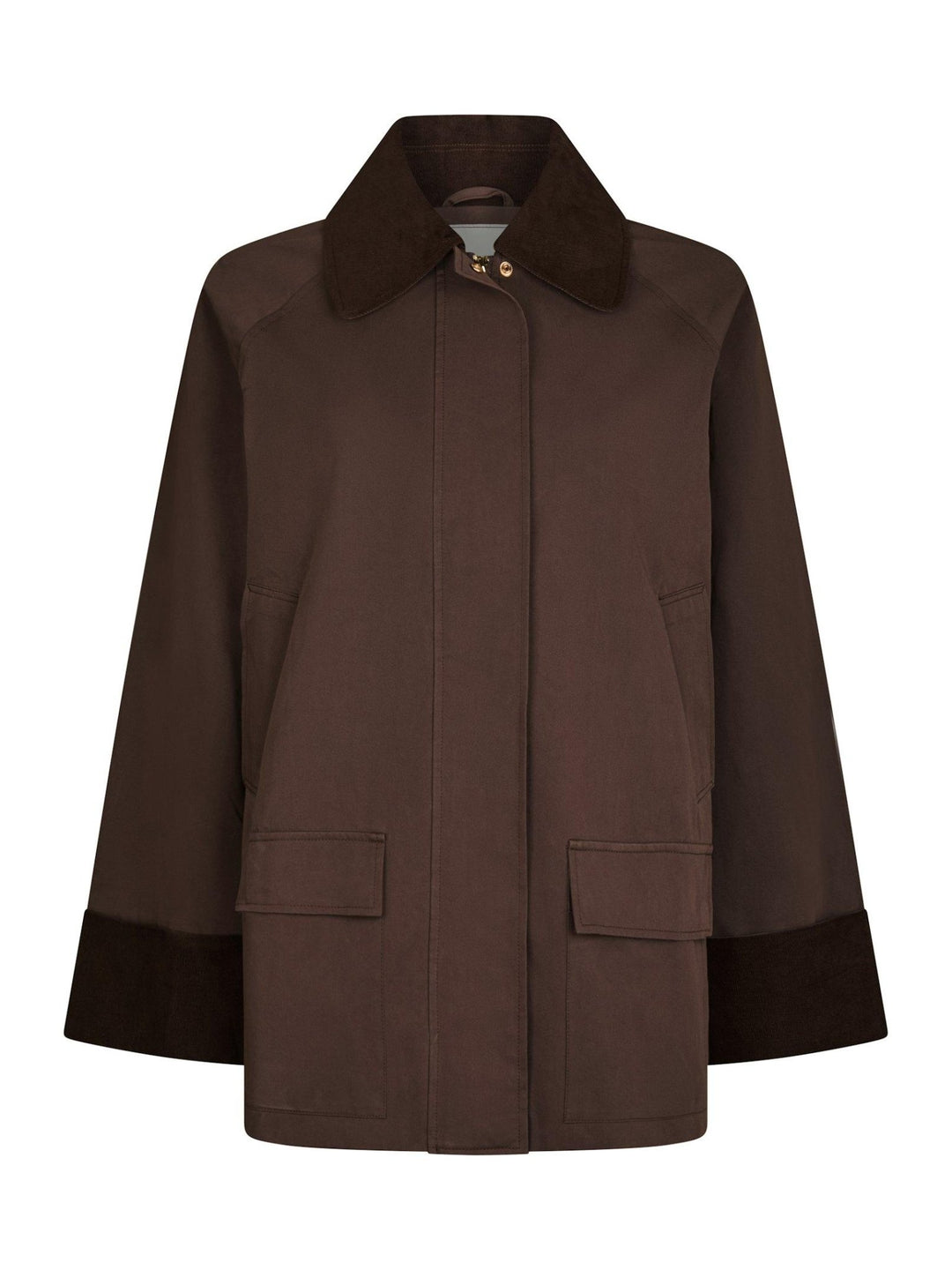Anastacia Cord Jacket Brown | Yttertøy | Smuk - Dameklær på nett