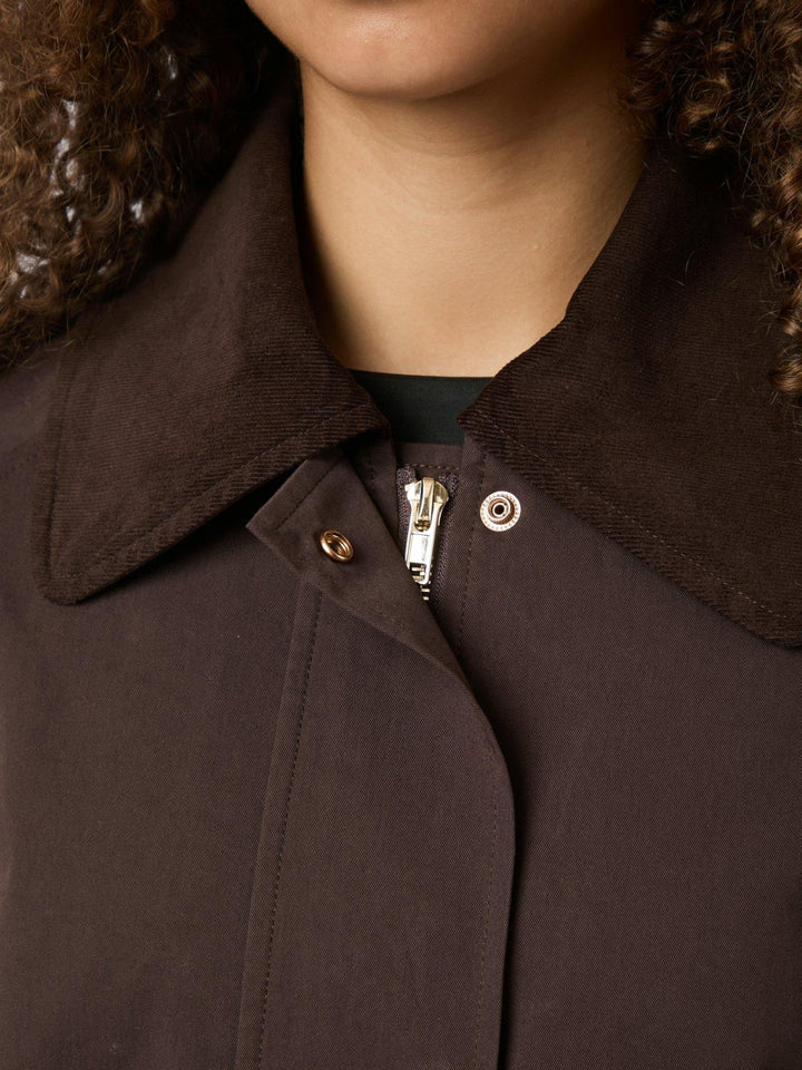 Anastacia Cord Jacket Brown | Yttertøy | Smuk - Dameklær på nett
