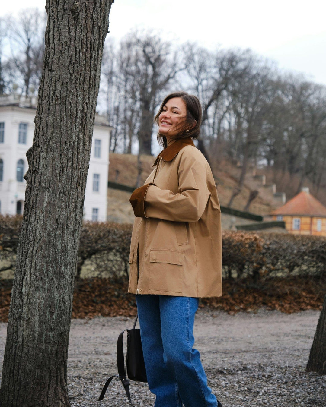 Anastacia Cord Jacket Dark Tan | Yttertøy | Smuk