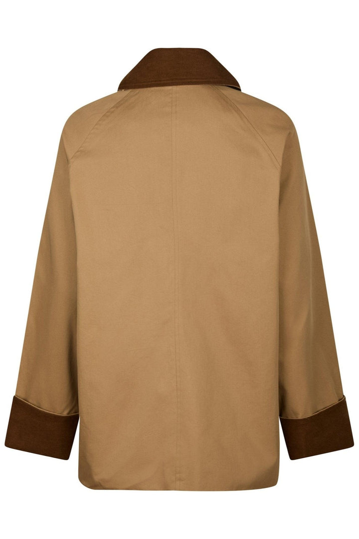 Anastacia Cord Jacket Dark Tan