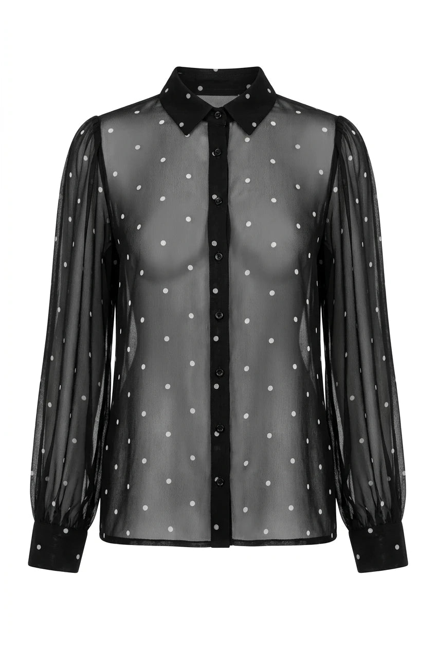Anaya Blouse Black Pearl | Skjorter og bluser | Smuk