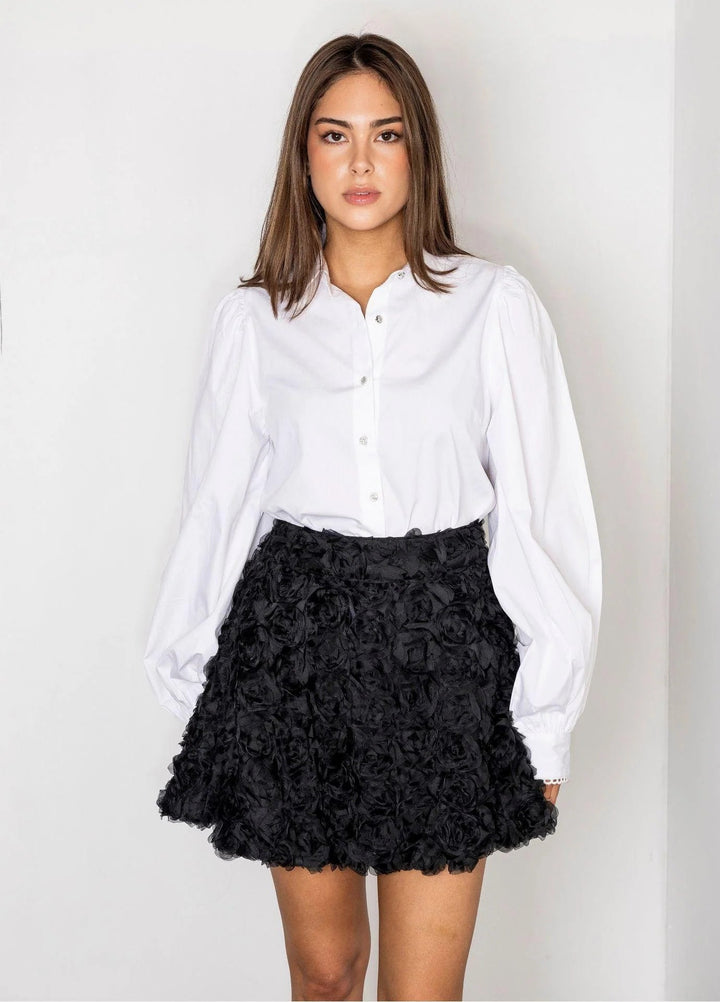 Anaya Blouse Sugar White Poplin | Skjorter og bluser | Smuk