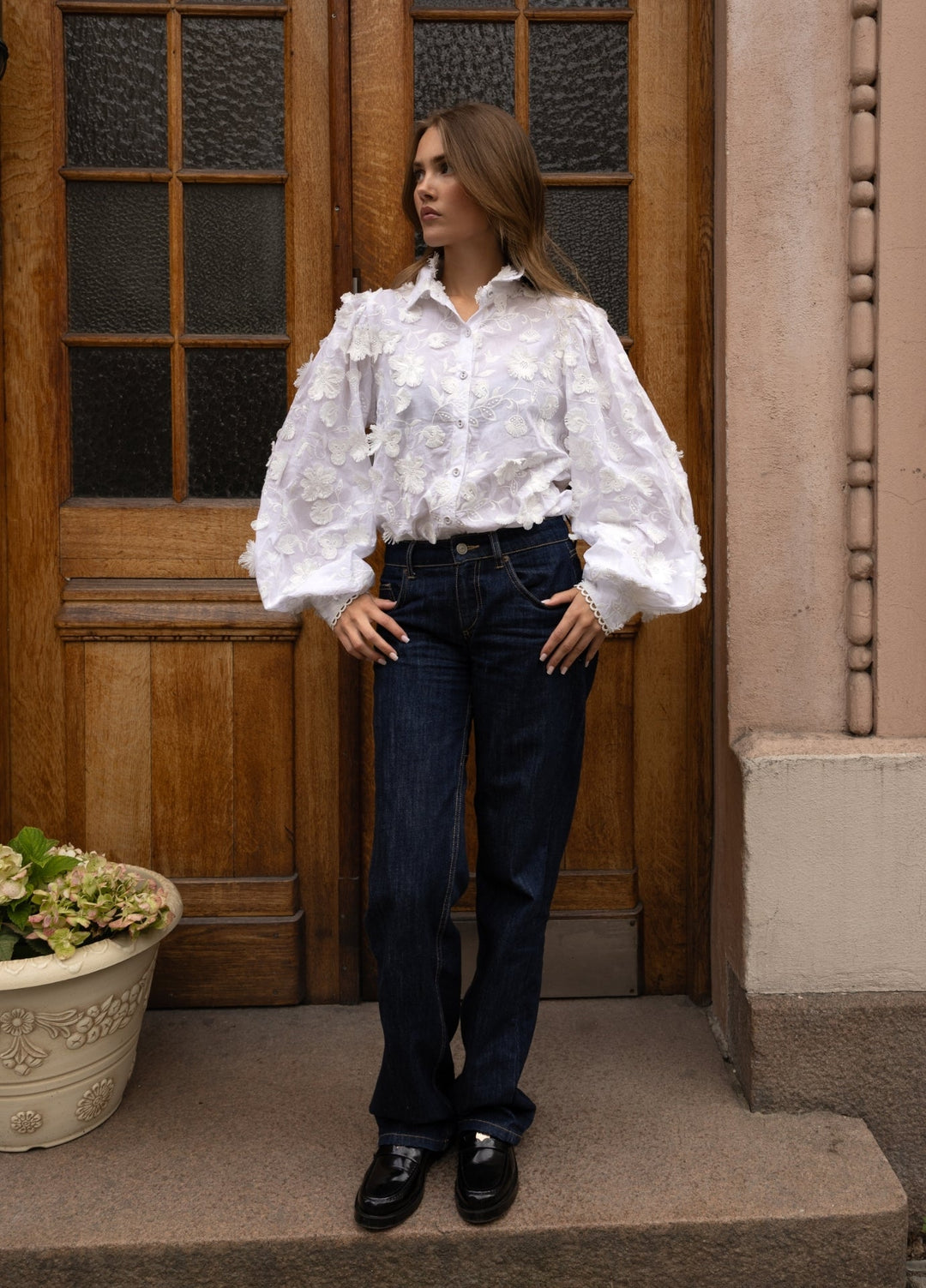 Anaya Shirt Ivory Atelier | Skjorter og bluser | Smuk
