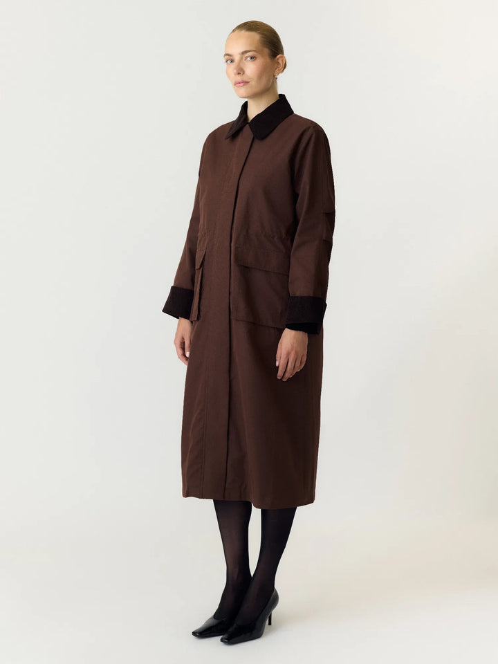 Anca Ls Parka Coat Coffee Bean | Yttertøy | Smuk
