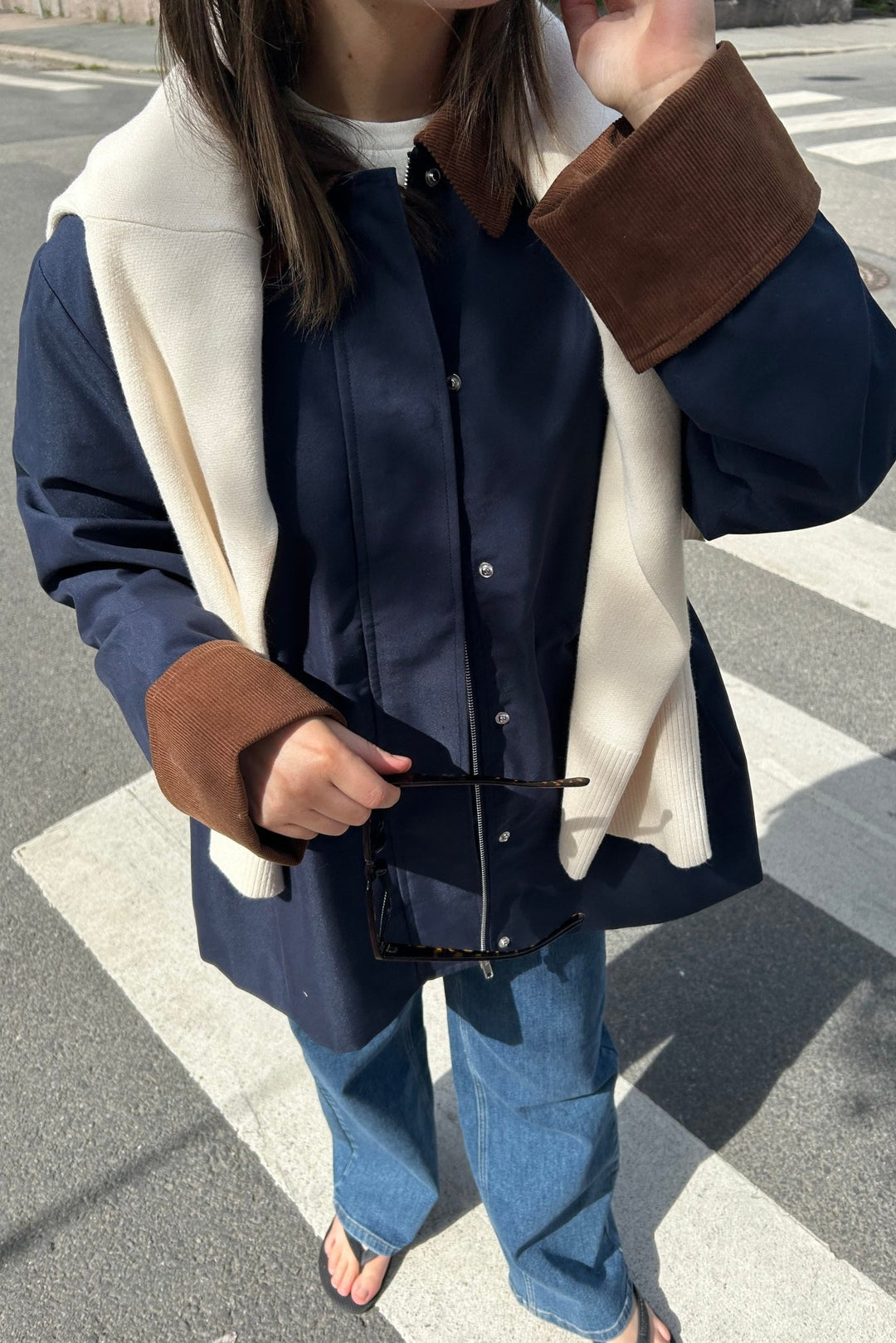 Anca Ls Parka Jacket Navy Blazer | Yttertøy | Smuk