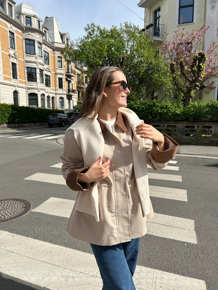 Anca Ls Parka Jacket Oxford Tan | Yttertøy | Smuk