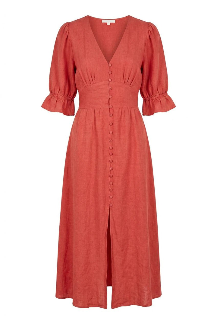Andrea Dress Candid Apple Linen | Kjoler | Smuk