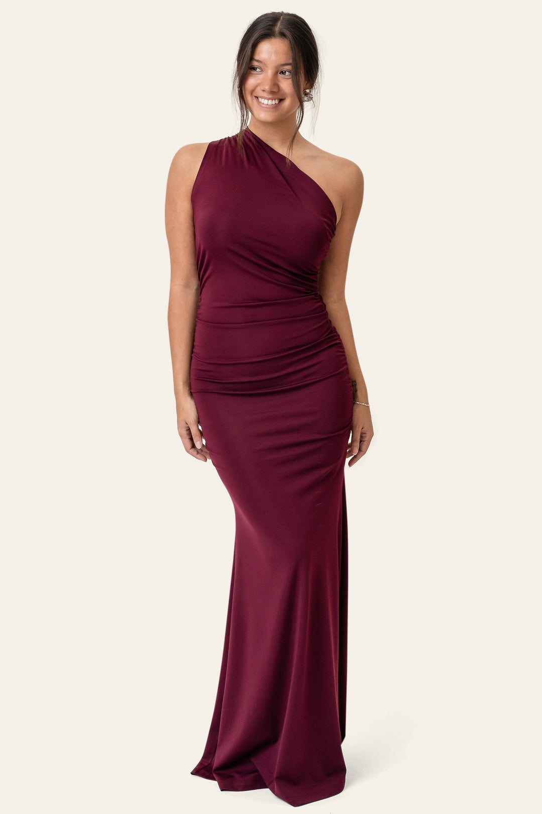 Andrea Maxi Dress Bordeaux | Kjoler | Smuk