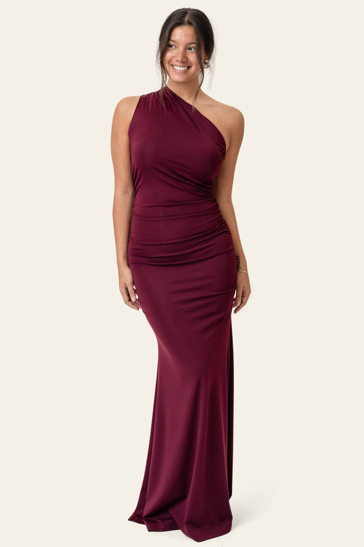 Andrea Maxi Dress Bordeaux | Kjoler | Smuk