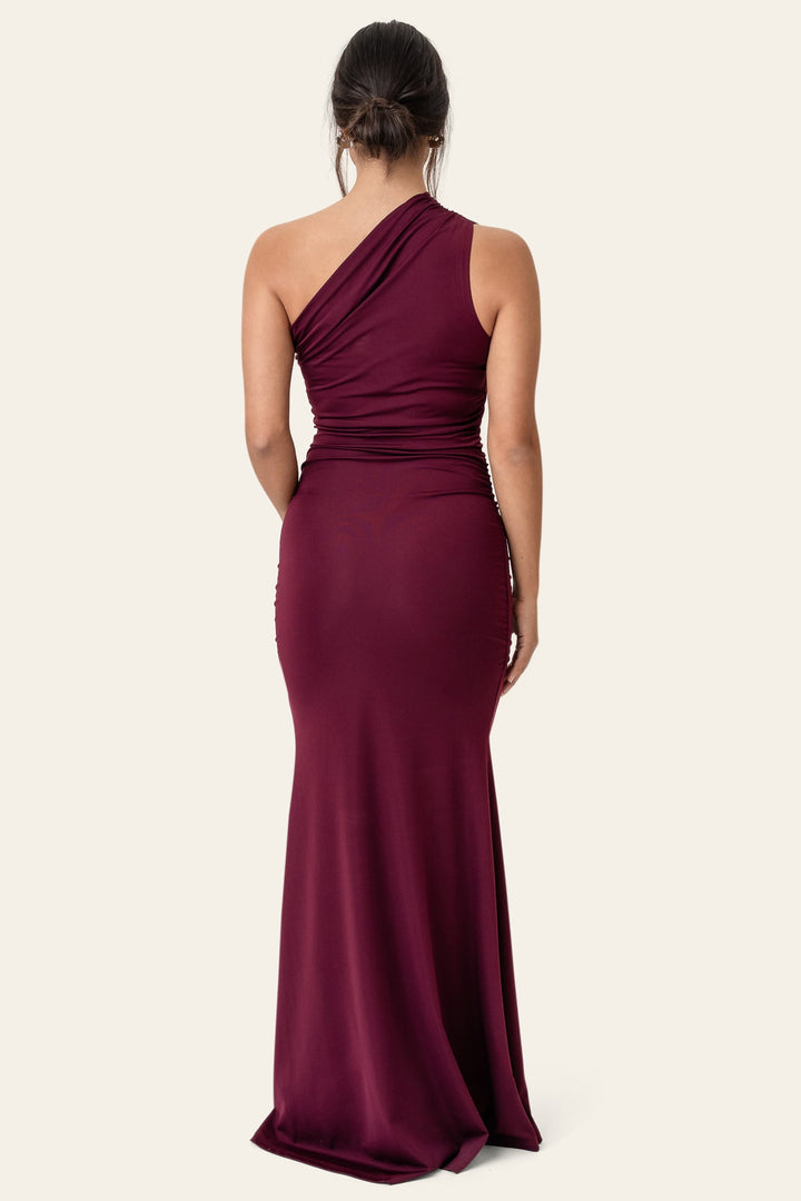 Andrea Maxi Dress Bordeaux | Kjoler | Smuk
