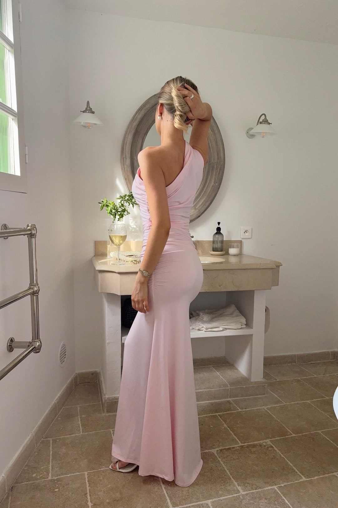 Andrea Maxi Dress Light Pink | Kjoler | Smuk - Dameklær på nett