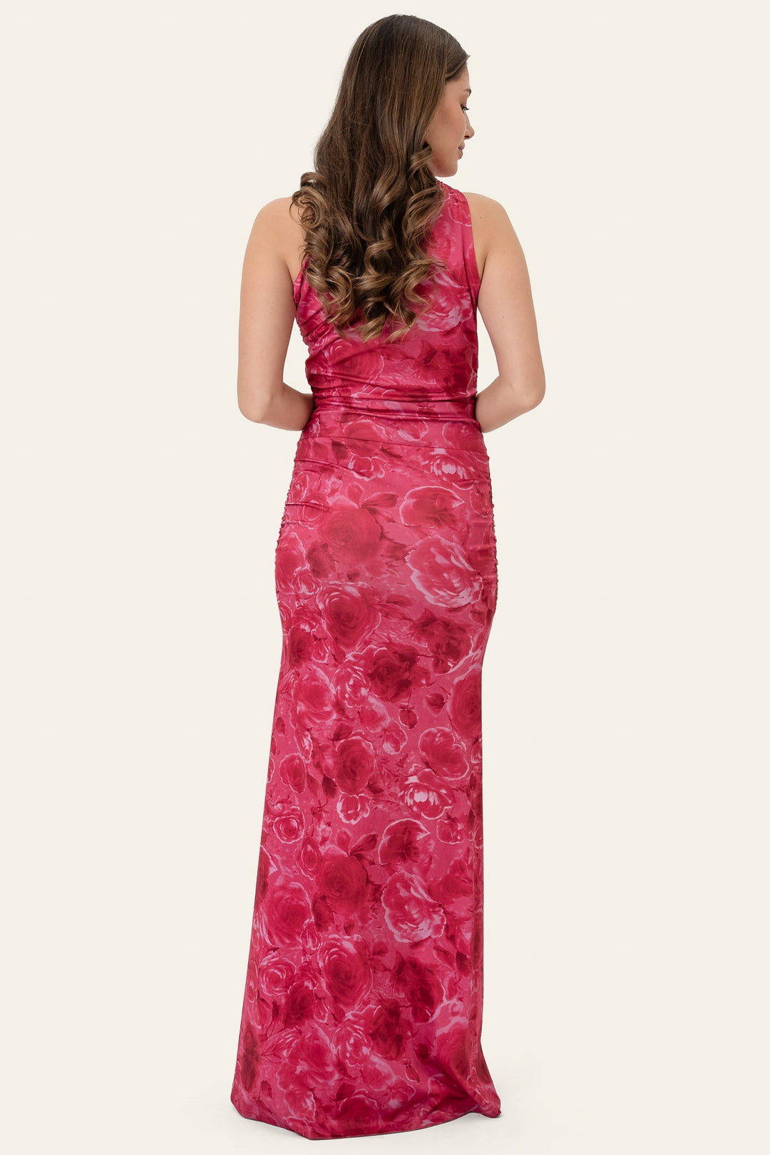 Andrea Maxi Dress Soft Rose Print | Kjoler | Smuk