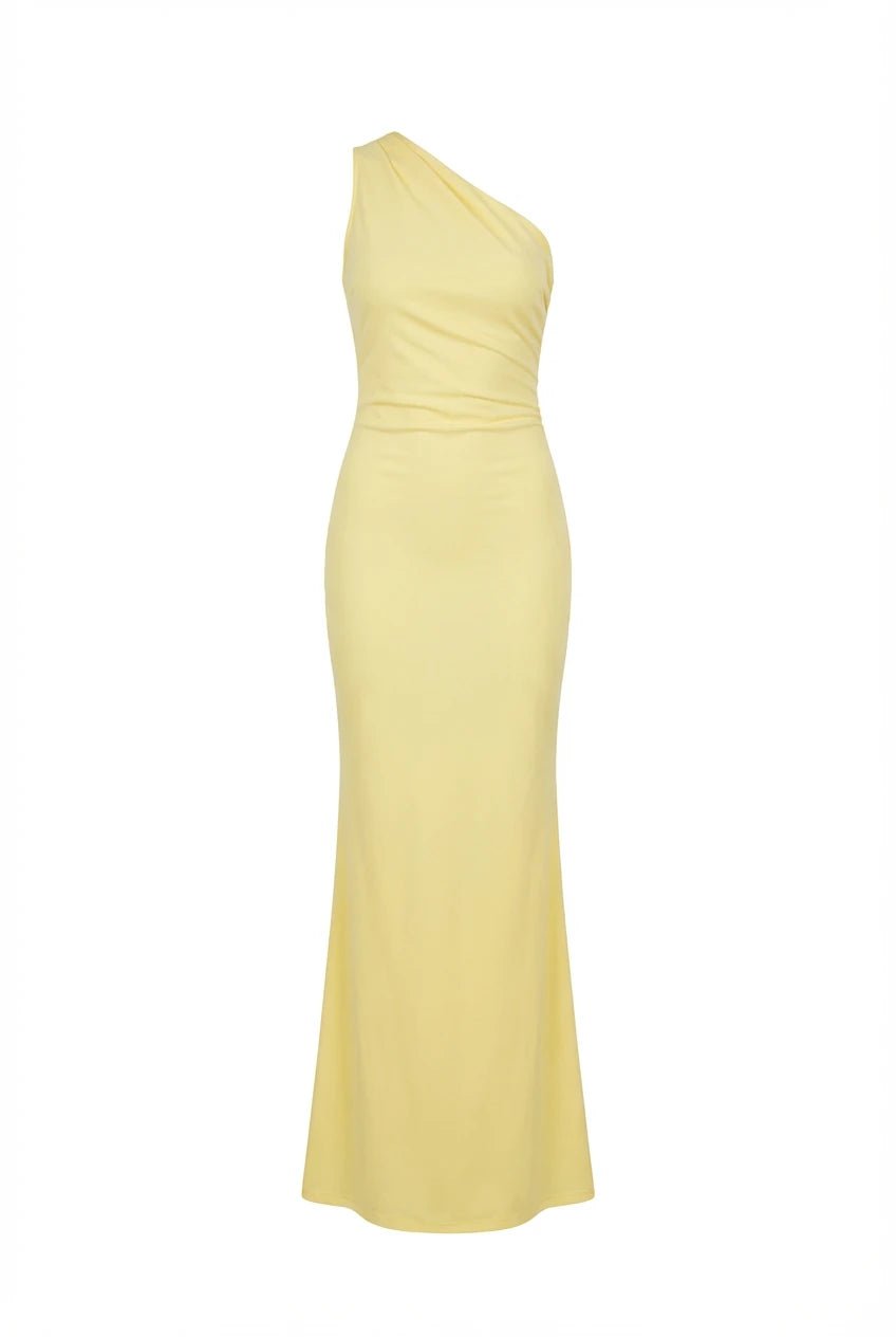 Andrea Maxi Dress Yellow | Kjoler | Smuk