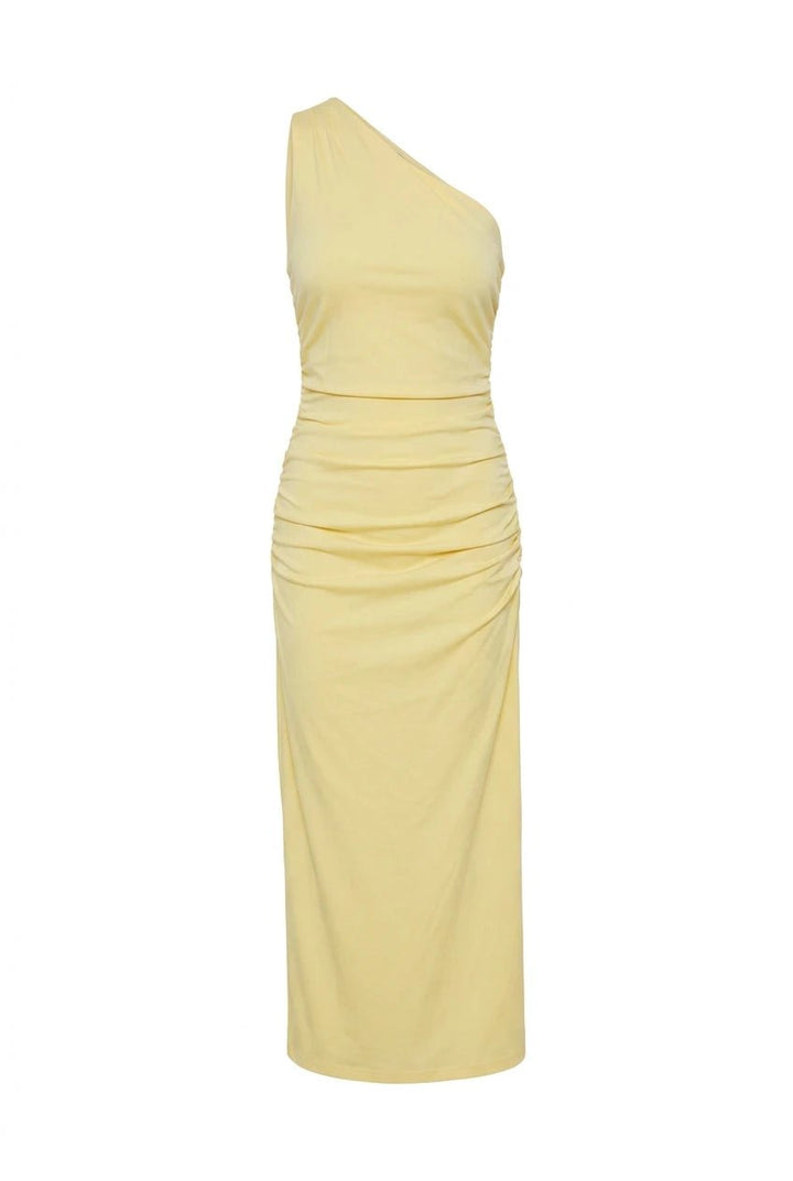 Andrea Midi Dress Yellow | Kjoler | Smuk