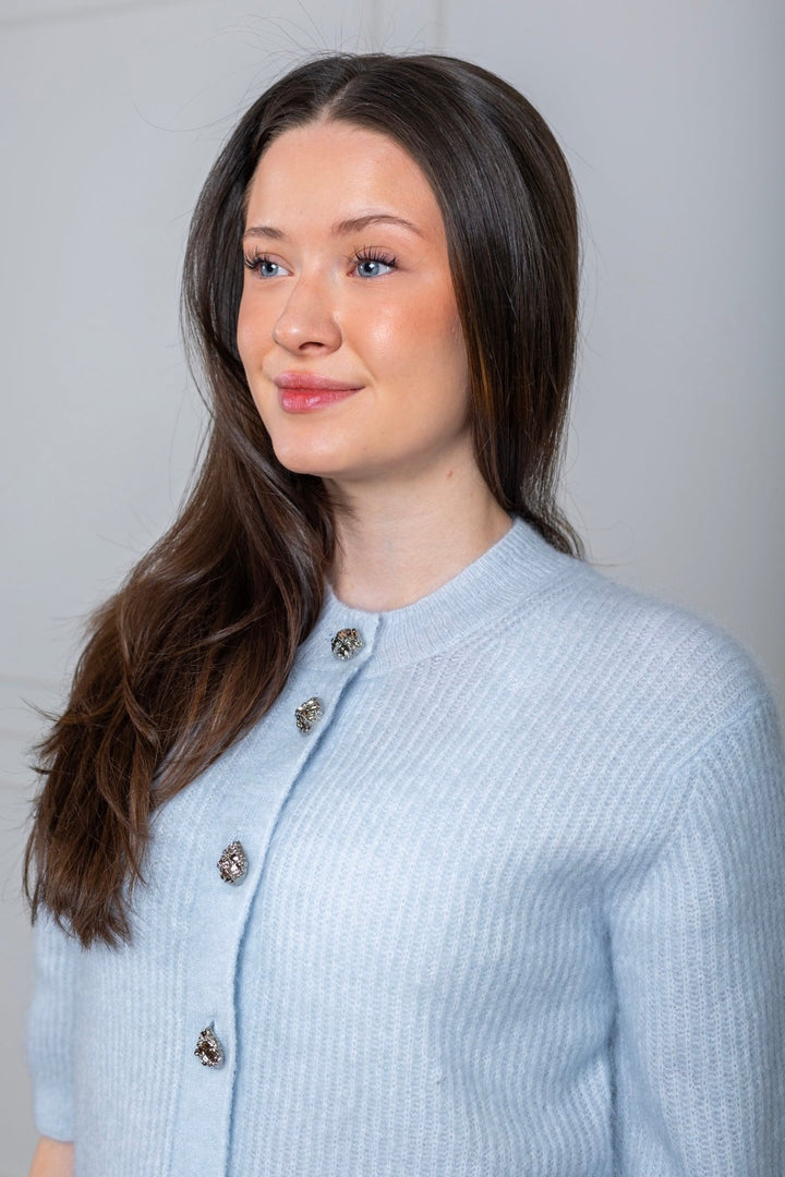 Andria Knit Cardigan Skywriting | Genser | Smuk - Dameklær på nett