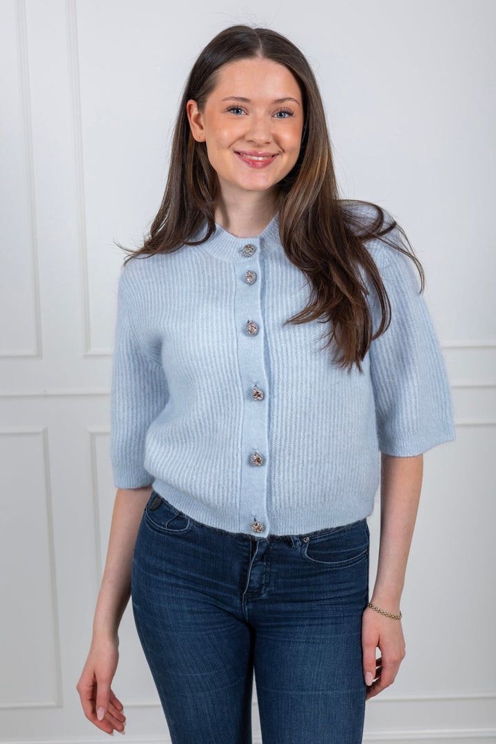 Andria Knit Cardigan Skywriting | Genser | Smuk - Dameklær på nett