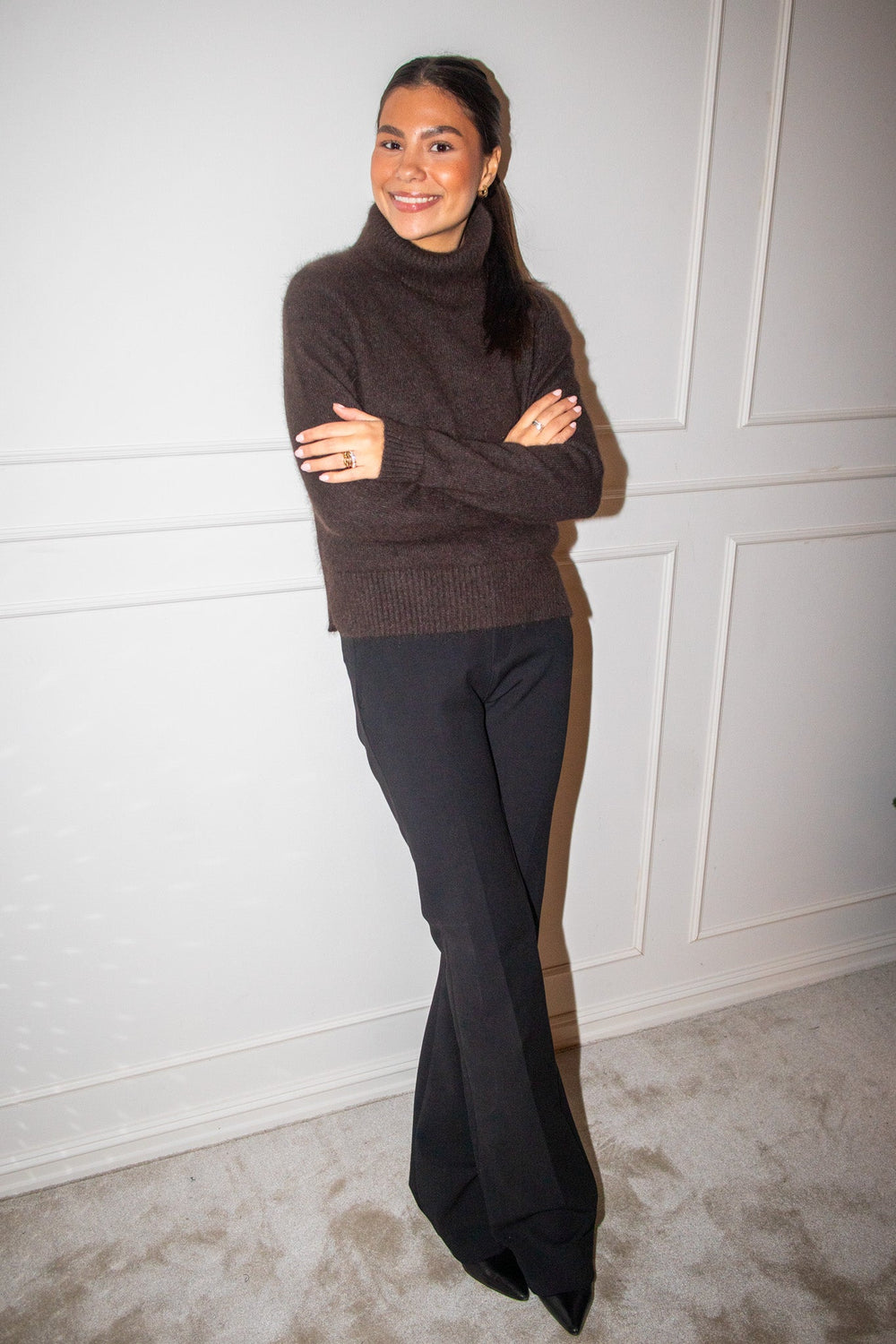 Ane Pullover Brown | Genser | Smuk