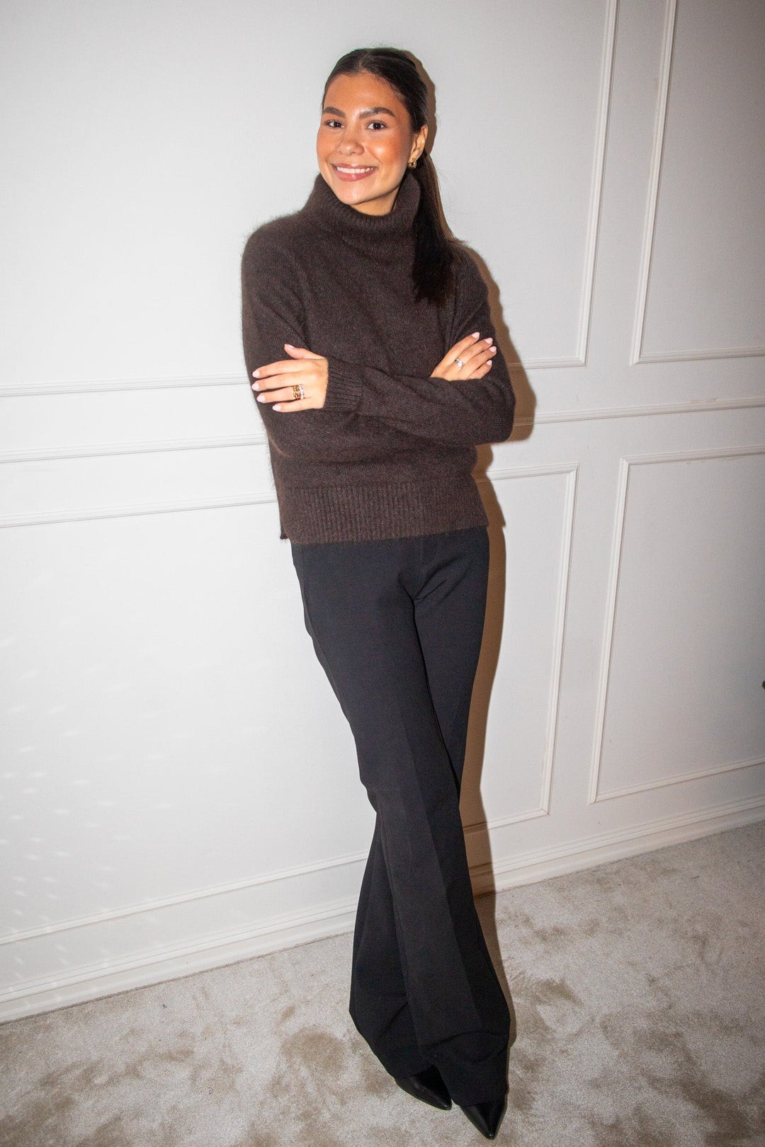 Ane Pullover Brown | Genser | Smuk