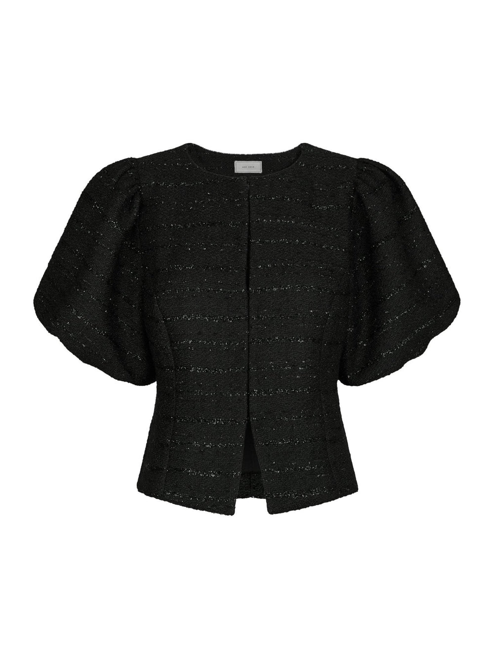 Anela Boucle Blouse Black | Skjorter og bluser | Smuk