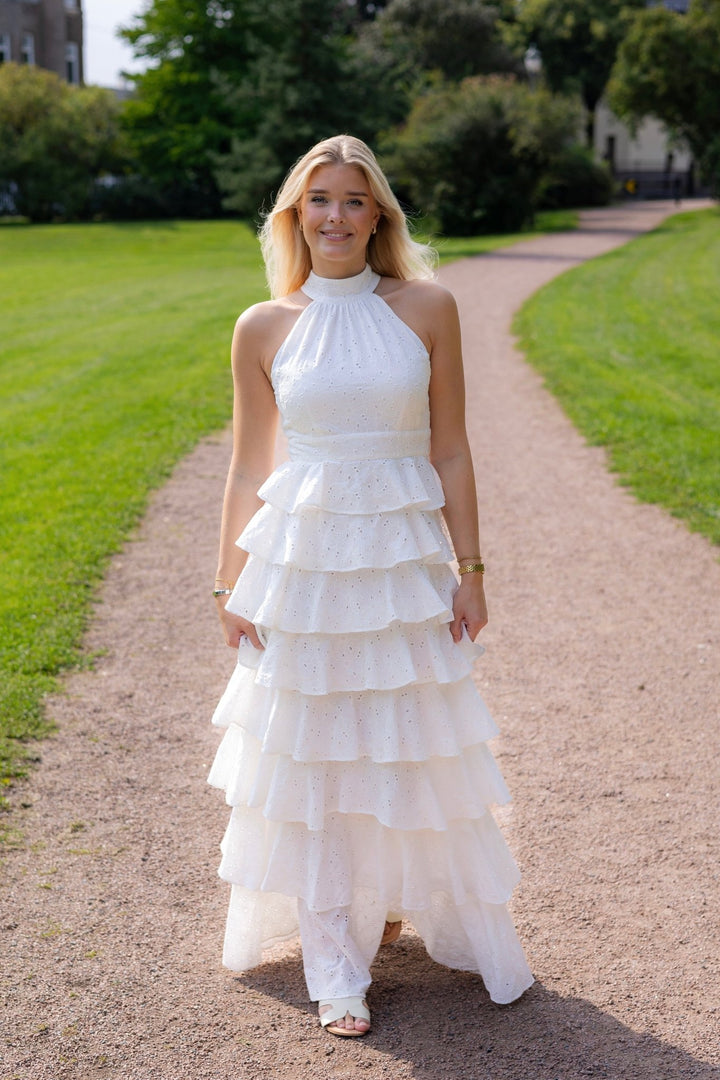 Angel Maxi Dress Halterneck White | Kjoler | Smuk - Dameklær på nett