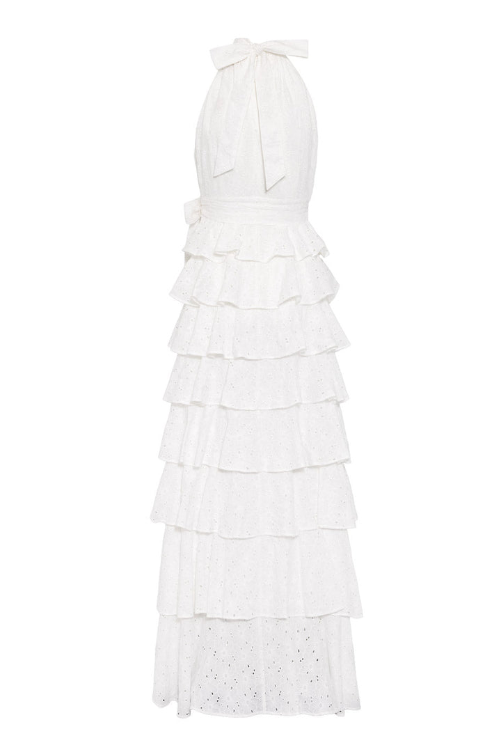 Angel Maxi Dress Halterneck White | Kjoler | Smuk - Dameklær på nett