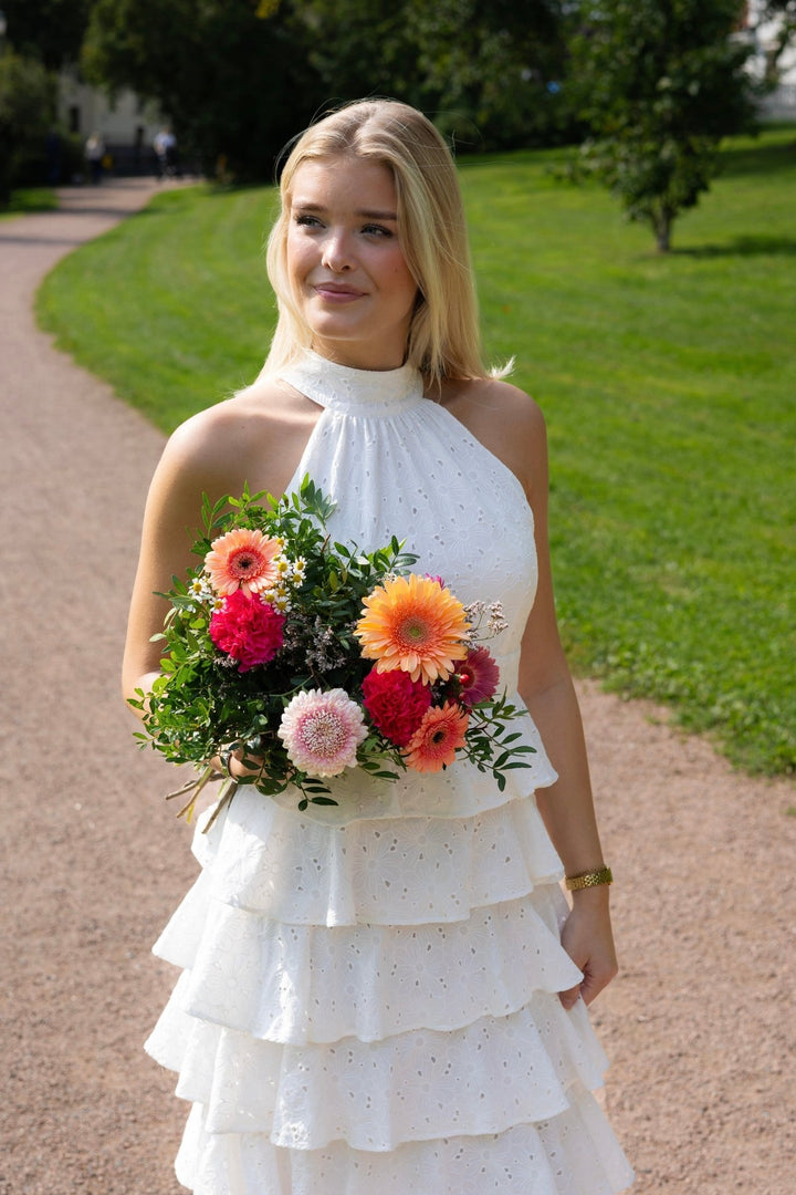 Angel Maxi Dress Halterneck White | Kjoler | Smuk - Dameklær på nett