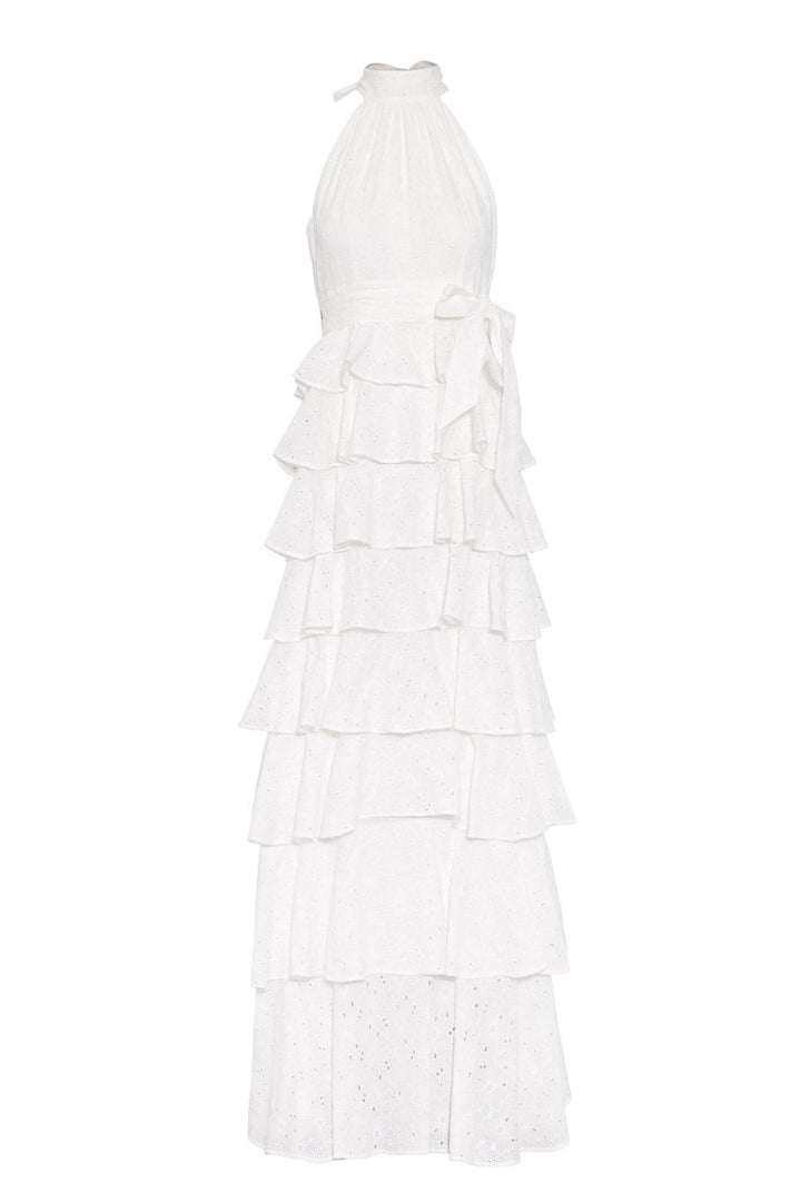 Angel Maxi Dress Halterneck White | Kjoler | Smuk - Dameklær på nett