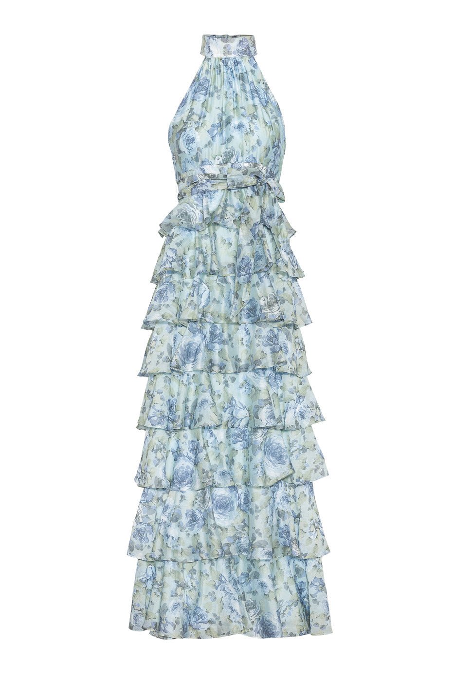 Angel Maxi Halterneck Midnight Bloom | Kjoler | Smuk