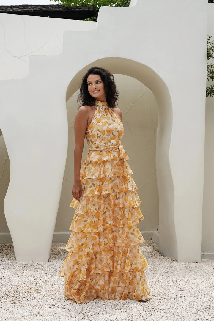 Angel Maxi Halterneck Sunlit | Kjoler | Smuk