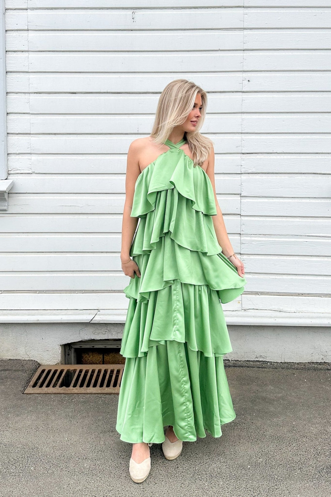 Angela Maxi Dress Pistachio | Kjoler | Smuk - Dameklær på nett