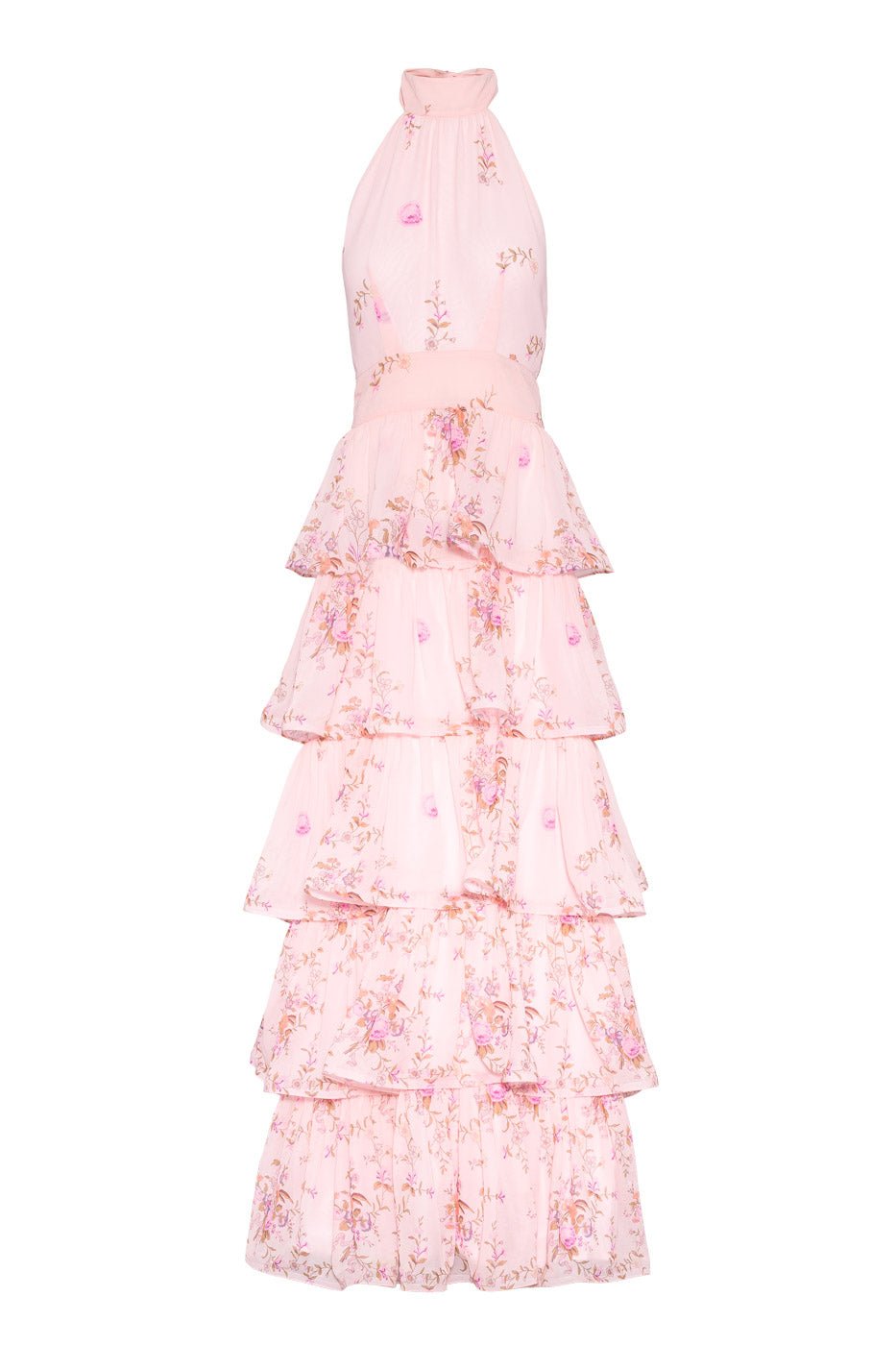 Angeline Maxi Dress Blush Bloom | Kjoler | Smuk