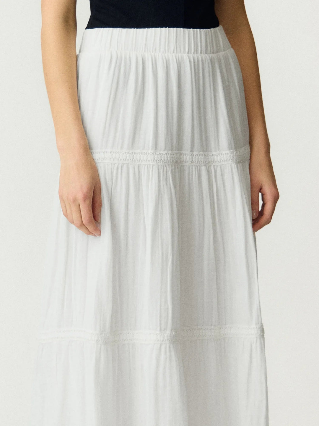 Anini Hw Ankle Skirt Star White | Skjørt | Smuk