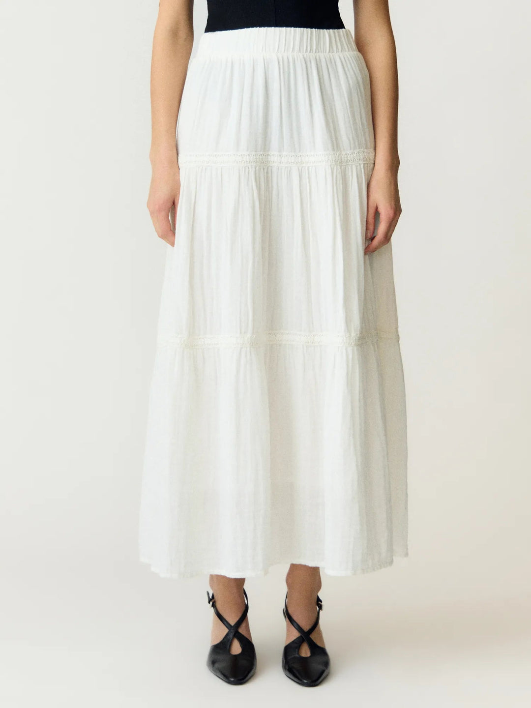 Anini Hw Ankle Skirt Star White | Skjørt | Smuk