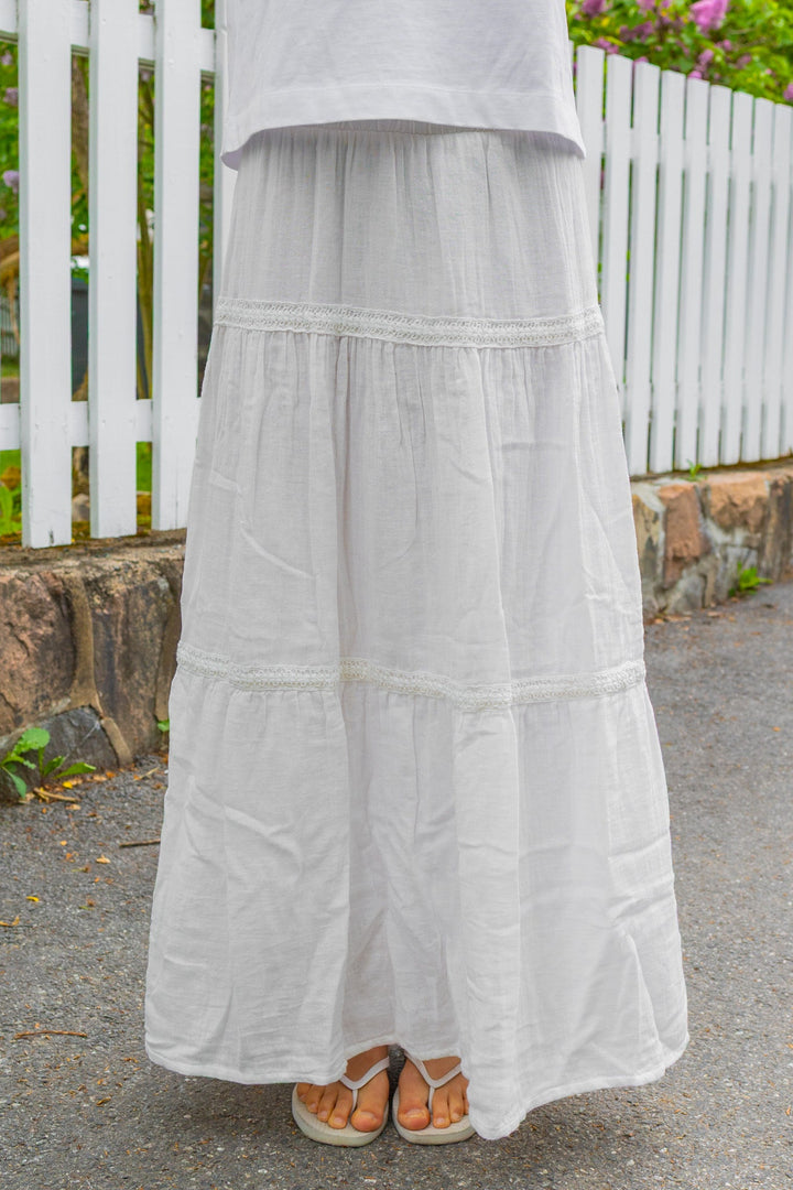 Anini Hw Ankle Skirt Star White | Skjørt | Smuk