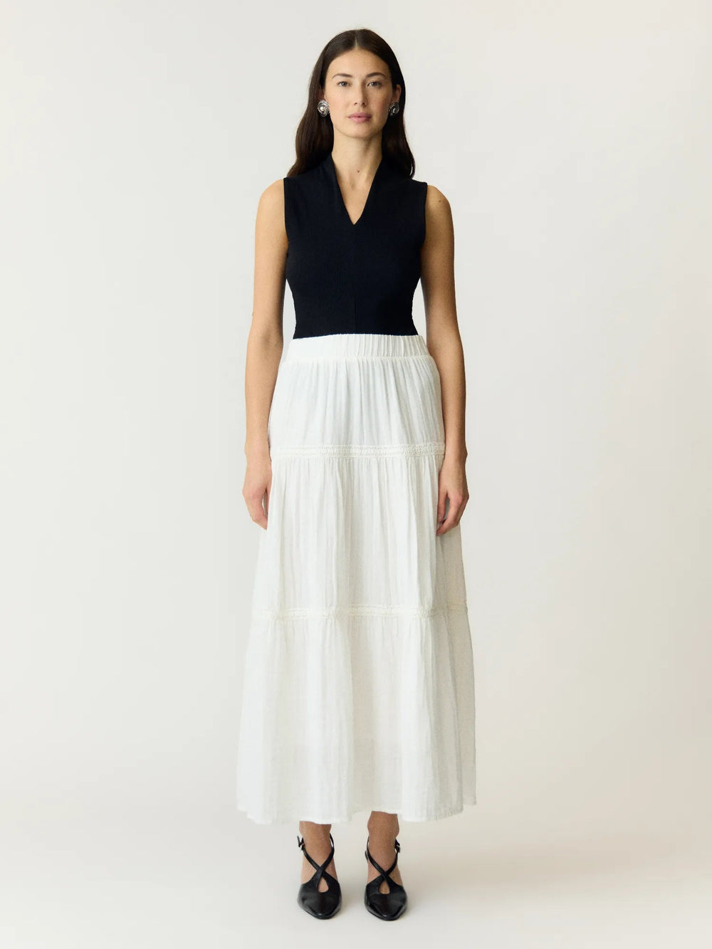 Anini Hw Ankle Skirt Star White | Skjørt | Smuk