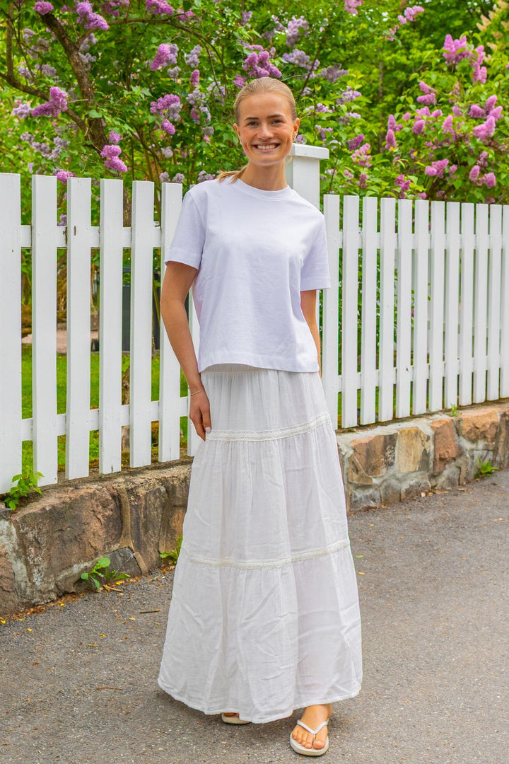 Anini Hw Ankle Skirt Star White | Skjørt | Smuk