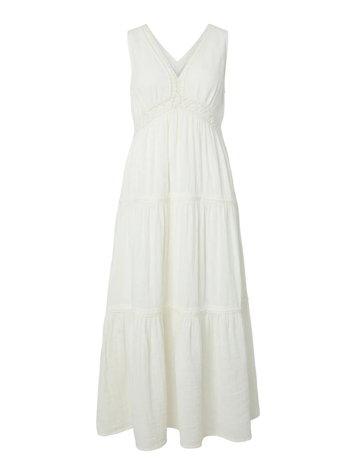Anini Sl Ankle Dress Star White | Kjoler | Smuk