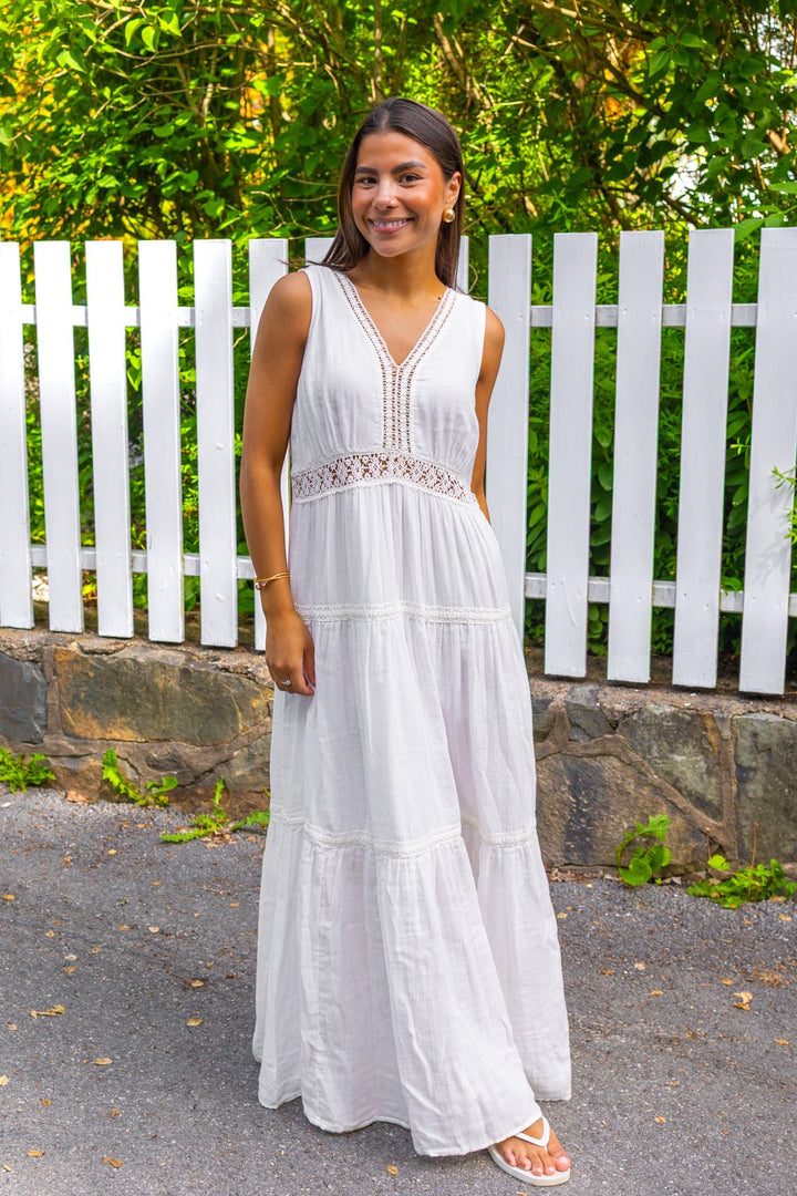 Anini Sl Ankle Dress Star White | Kjoler | Smuk