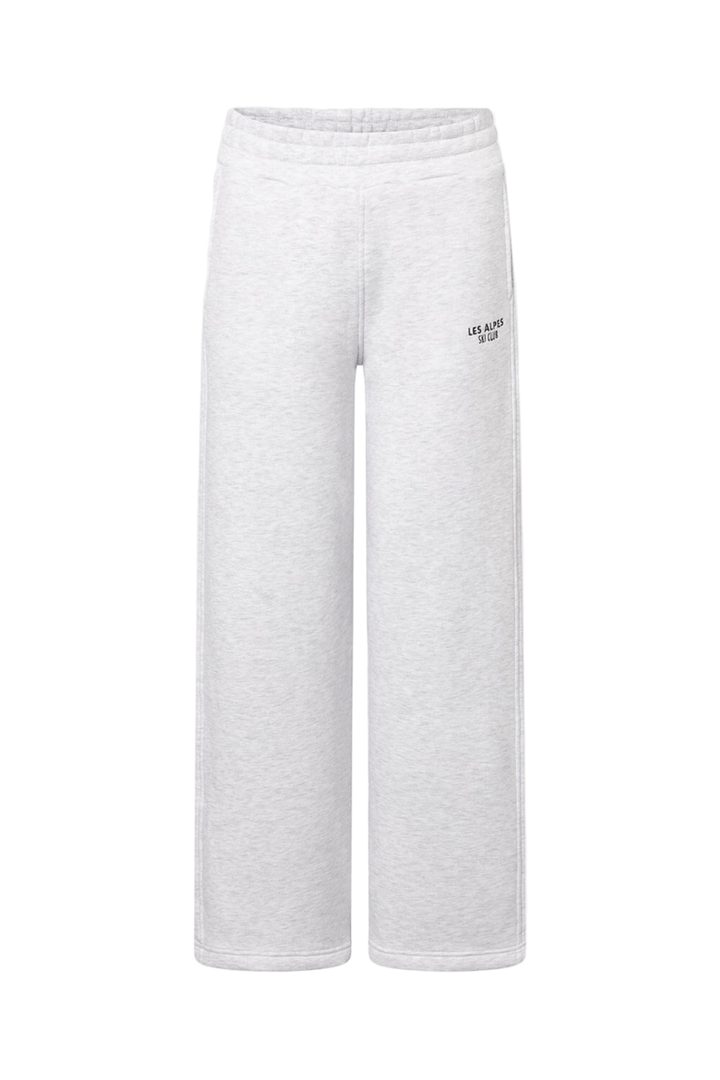 Anja Ski Club Joggers Lt Grey Mélange | Bukser | Smuk - Dameklær på nett