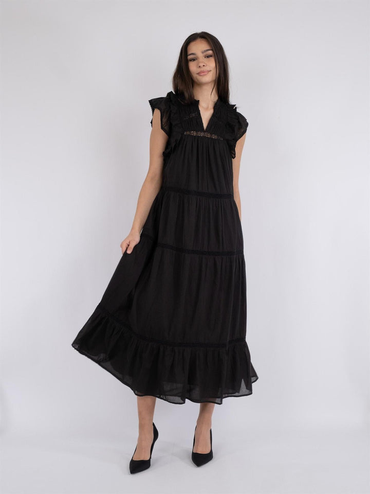 Ankita S Voile Dress Black | Kjoler | Smuk - Dameklær på nett
