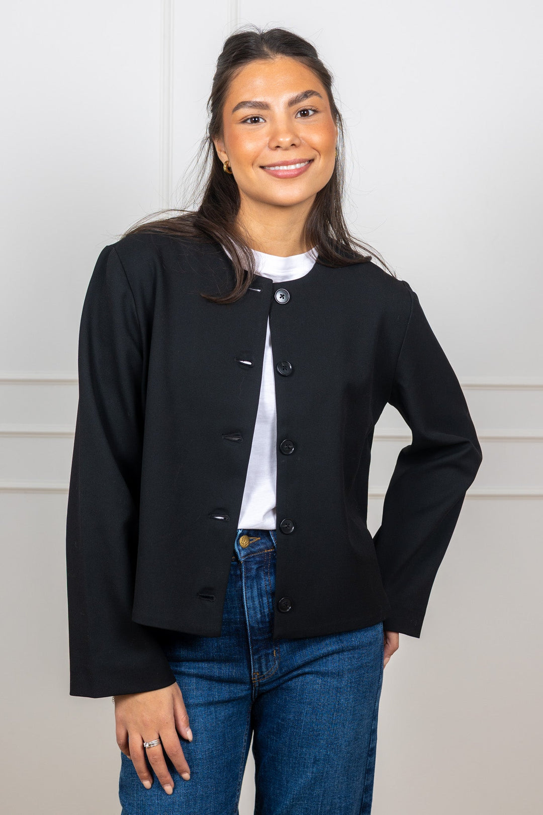 Anna Blazer Black | Blazer | Smuk