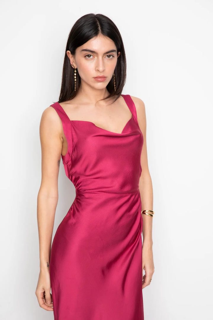 Anna Dress Berry | Kjoler | Smuk