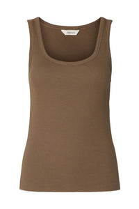 Anna U-Neck Tank Top Chocolate Chip
