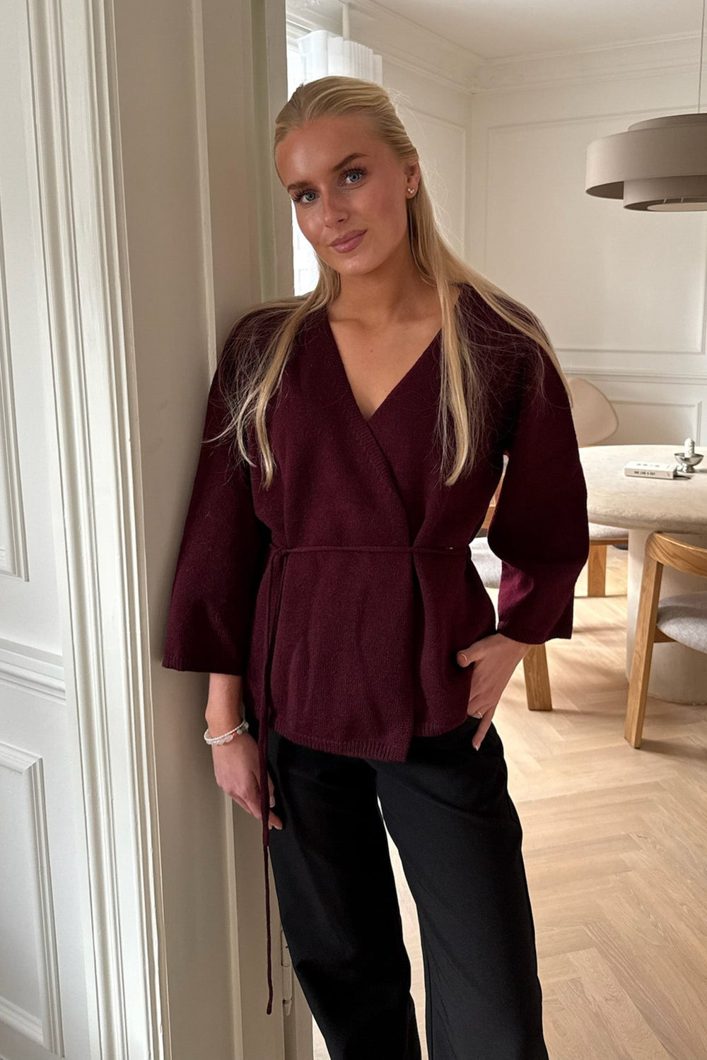 Anne Cardigan Bordeaux | Genser | Smuk